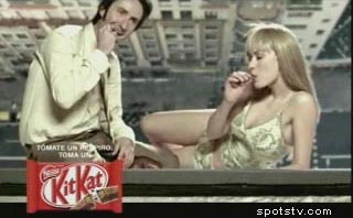 Vídeo 1. El eslogan que ha hecho famoso el chocolate Kit Kat se continúa utilizando en muchas campañas publicitarias.